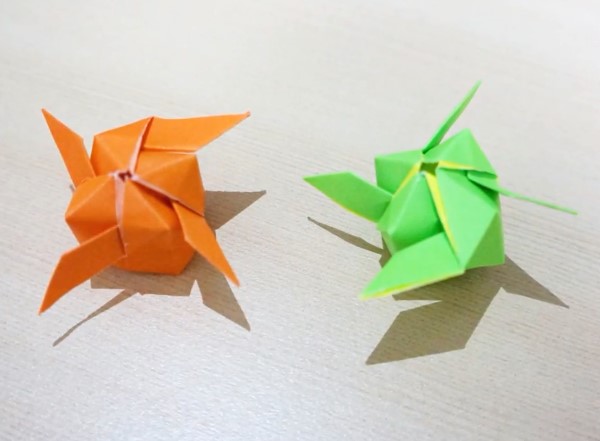 儿童简单折纸人造卫星的折纸视频教程