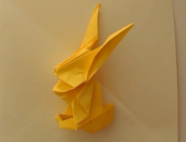 折纸小兔子的新折法手工制作教程