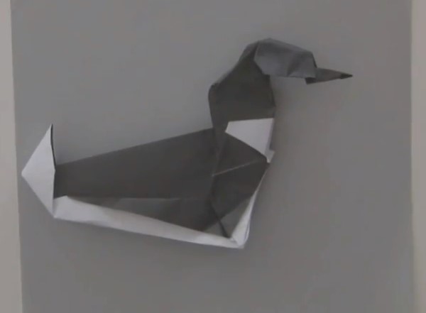 折纸鸟大全—折纸潜鸟的手工折纸教程