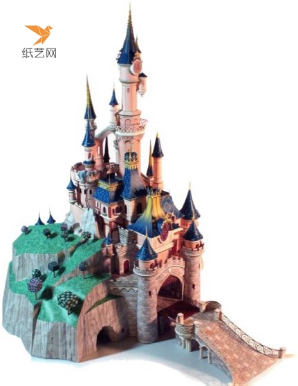 【纸模型】迪斯尼睡美人城堡免费图纸与教程
