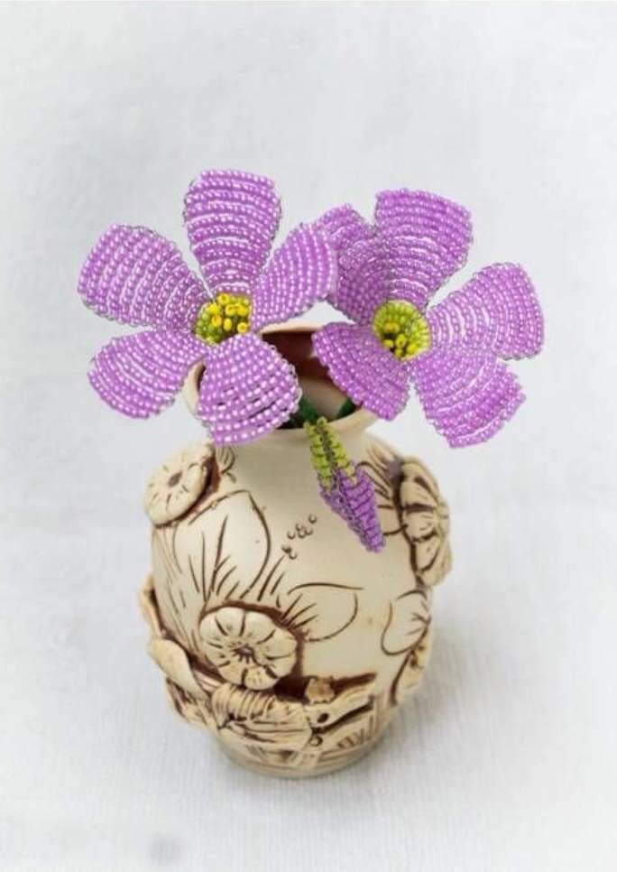 花朵串珠编织手工DIY仿真串珠花卉编织教程易学实用图解