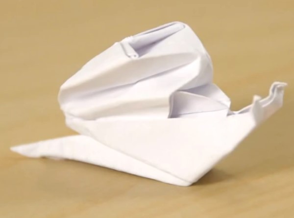 立体折纸蜗牛的折纸视频教程