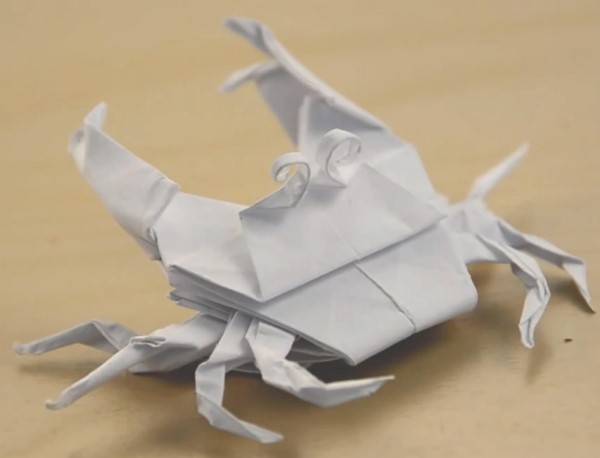 仿真可爱小螃蟹折纸视频教程