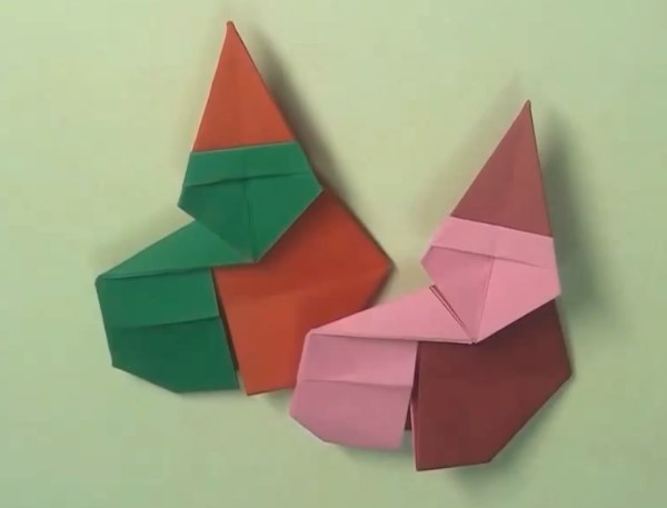 圣诞节简单儿童折纸圣诞老人的制作教程