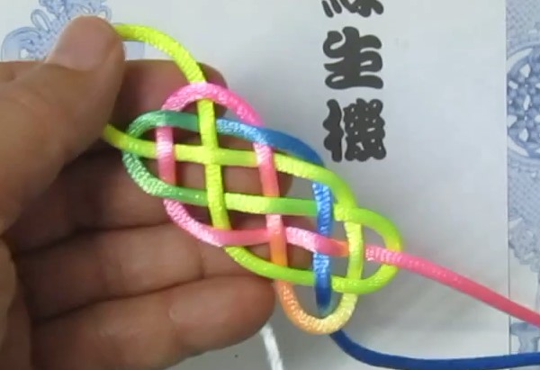 中国结中级入门教程锦囊结的编织方法