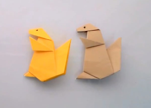儿童折纸松鼠的手工制作教程如何完成