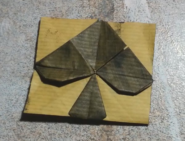 趣味折纸制作教程教你折纸黑桃