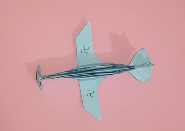 梅赛施密特BF109战斗机折纸制作