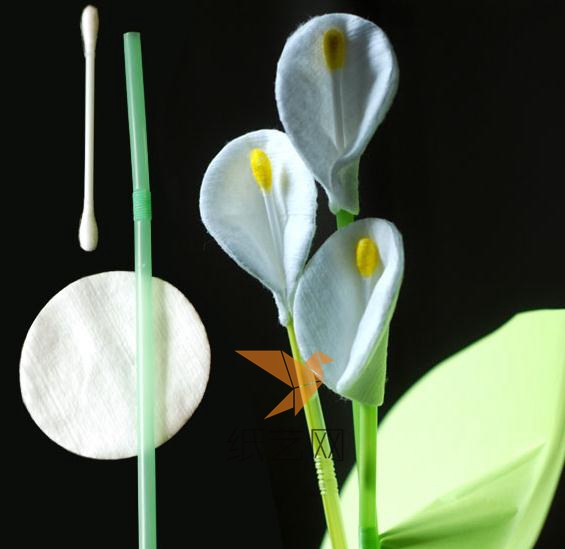 这么简单的马蹄莲的花朵制作，你不想试试吗？