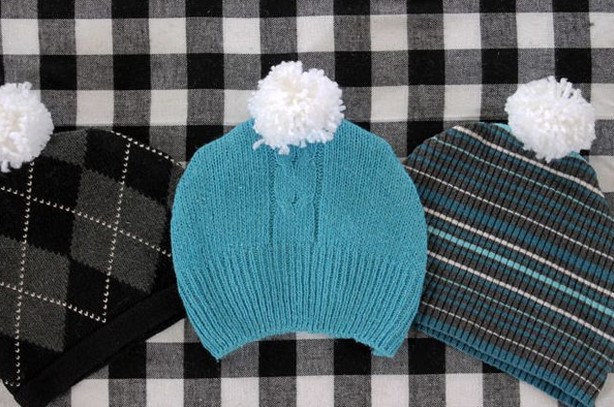 废旧毛衣改造成冬季保暖帽的变废为宝教程