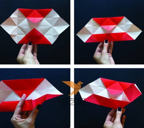 手工折纸教程教你学习万圣节折纸第二步