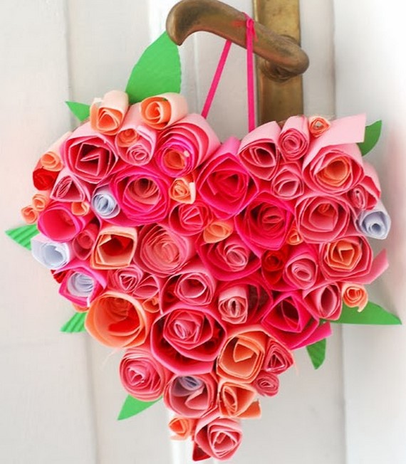 情人节纸玫瑰草莓装饰的制作教程