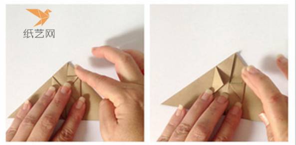 折纸教程长耳朵兔子造型折纸盒教程
