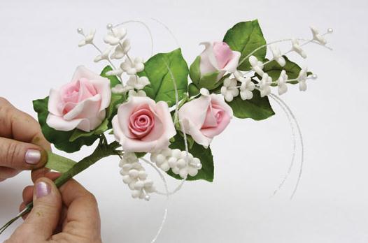 粘土制作超漂亮玫瑰花婚礼用花教程