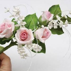 粘土制作超漂亮玫瑰花婚礼用花教程