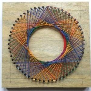 漂亮的毛线编织彩虹环制作教程