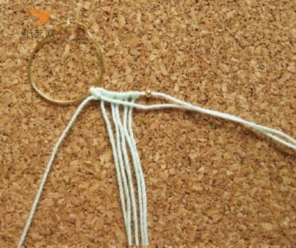 串珠编织教程精美串珠编织耳环项链制作教程