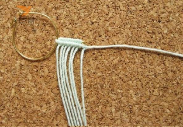 串珠编织教程精美串珠编织耳环项链制作教程
