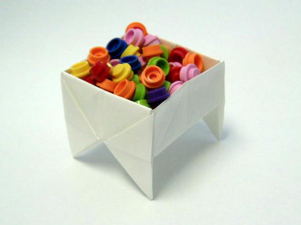 折纸小鼎折纸盒子的制作教程