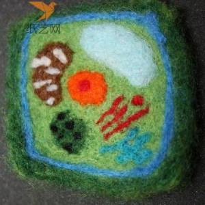 刺绣感羊毛毡DIY制作教程