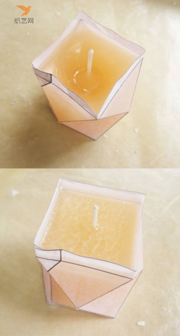 纸艺教程巧思纸艺做出来的漂亮蜡烛DIY制作教程