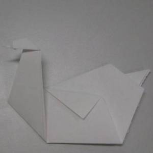 儿童手工折纸天鹅制作教程