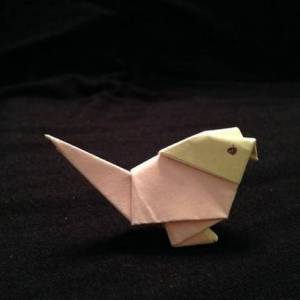 可爱的手工折纸小鸟制作教程