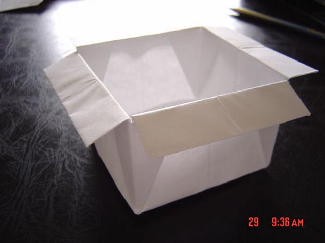 简单折纸盒子折纸收纳盒制作教程