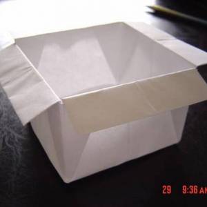 简单折纸盒子折纸收纳盒制作教程