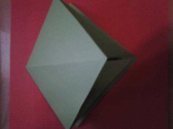 把纸折成双正方形