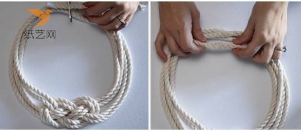 编织教程简洁大气的编织手绳