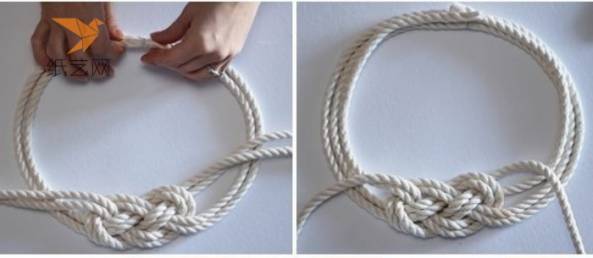 编织教程简洁大气的编织手绳