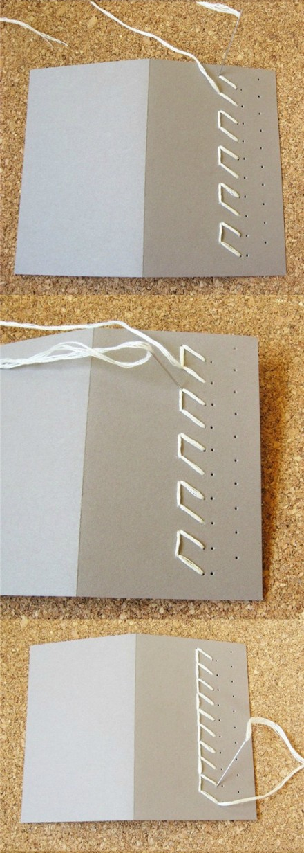 刺绣教程自制绣花装饰面的小笔记本