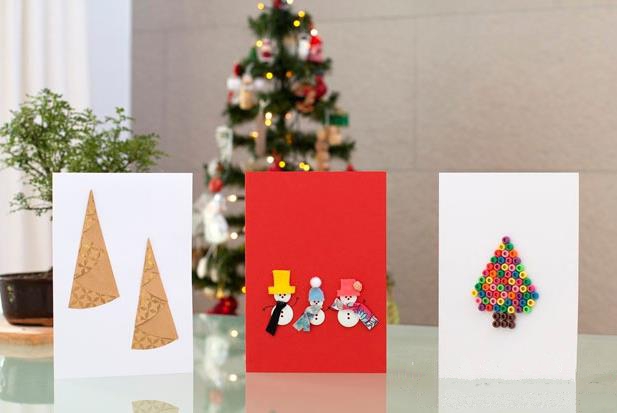 简单漂亮的三种圣诞贺卡制作教程