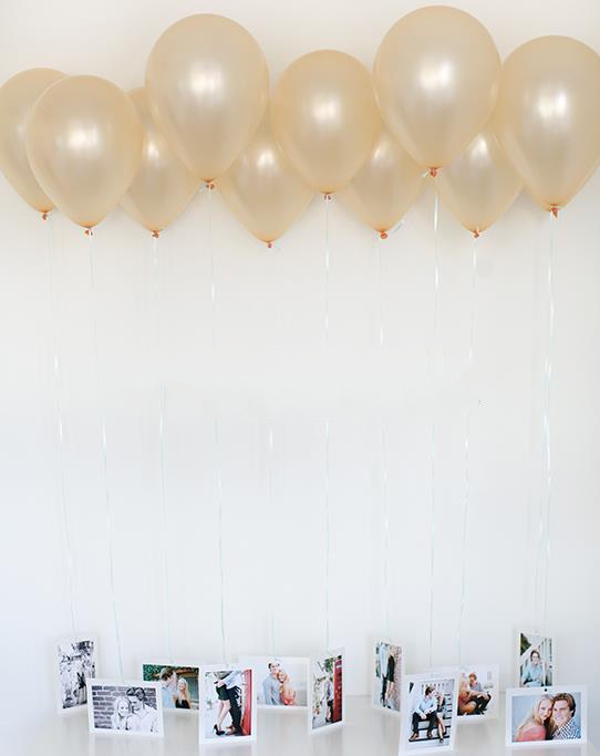 超浪漫的气球照片装饰情人节装饰制作教程