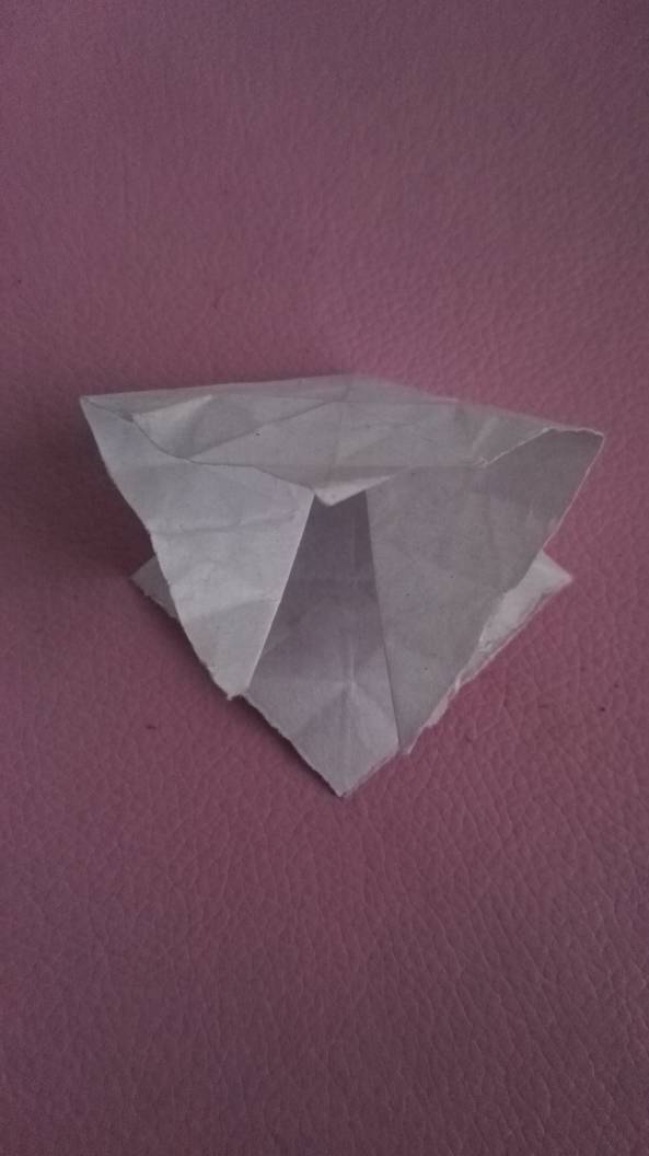 折成双正方形。