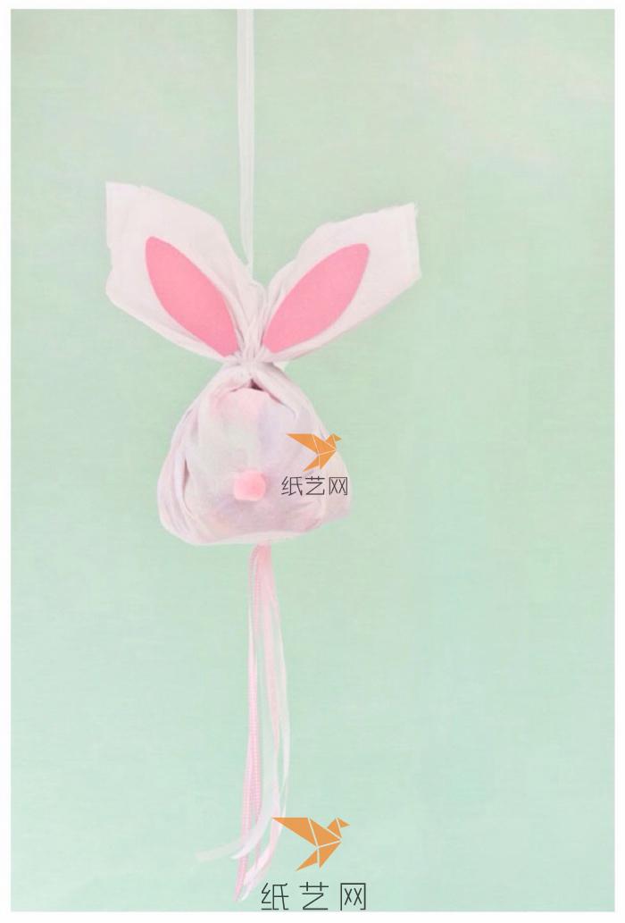 布艺可爱的兔子造型布袋制作教程
