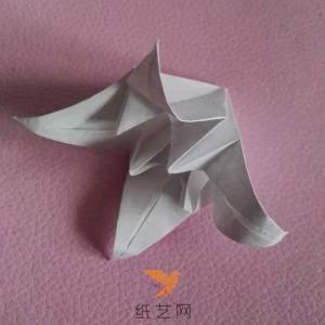飞天哥折纸花教程之百合花折纸教程