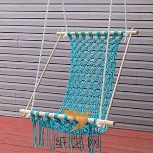 很高端的手工制作吊椅编织教程