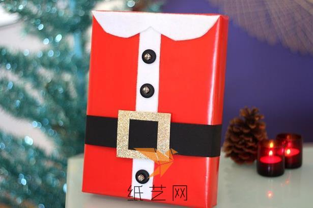 圣诞节专属的圣诞礼物包装方法制作教程