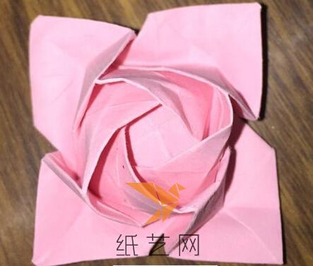 福山玫瑰折纸教程