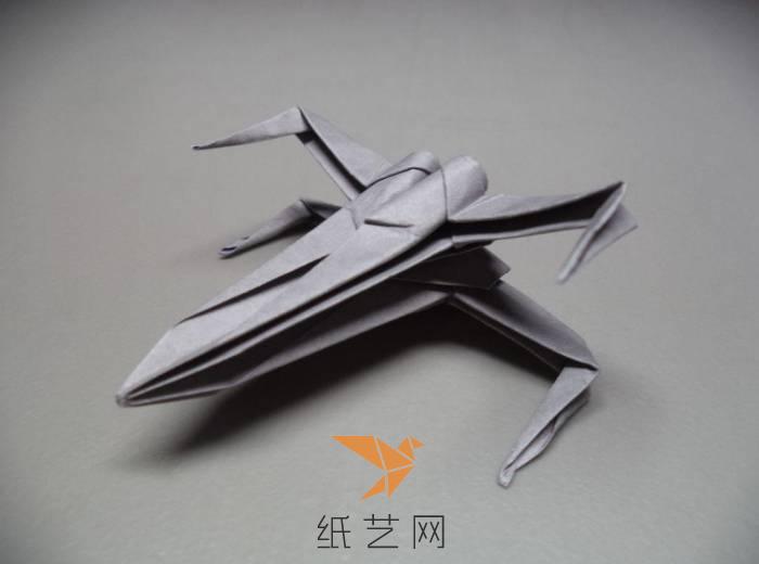 超酷的星球大战折纸飞机制作教程