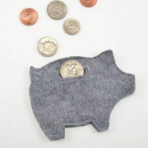 可爱的小猪猪零钱包制作教程