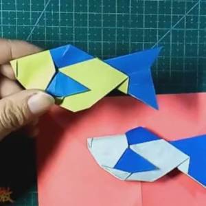 折纸HTQ小鱼视频教程