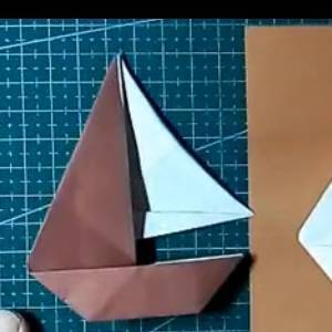 折纸小帆船视频教程