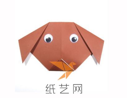 儿童折纸小狗制作教程