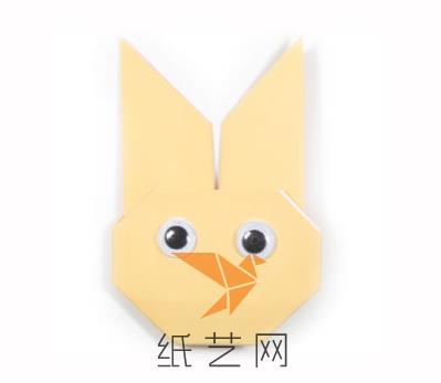 可爱的折纸小兔子儿童折纸教程