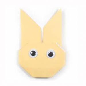 可爱的折纸小兔子儿童折纸教程