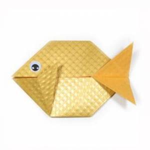 可爱的折纸鱼制作教程