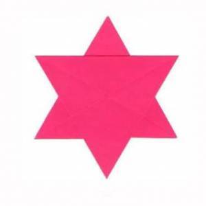 儿童节手工折纸六角星制作教程